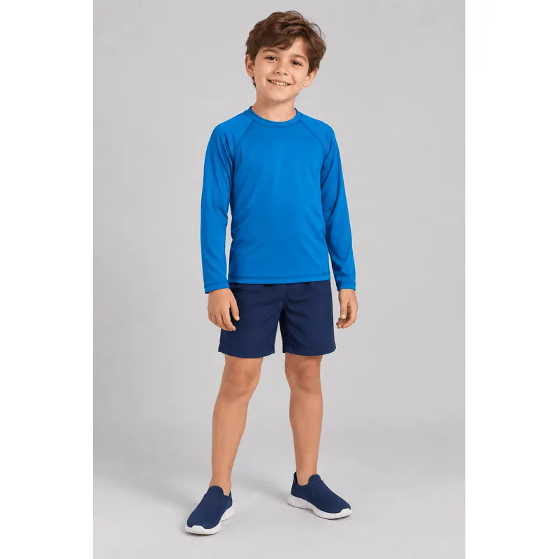 Camiseta infantil unissex em malha UV Brandili - 3
