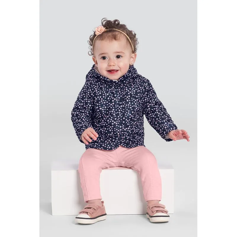 Conjunto infantil menina floral peluciado Mundi - 1