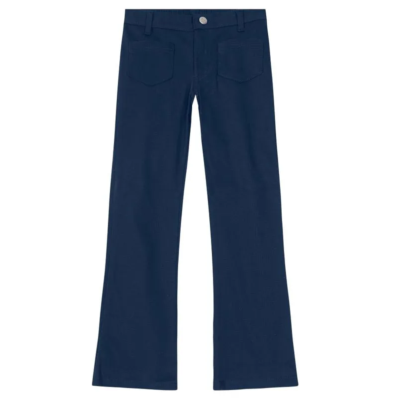 Calça Flare Sarja Cotelê Infantil Menina Mundi - 14