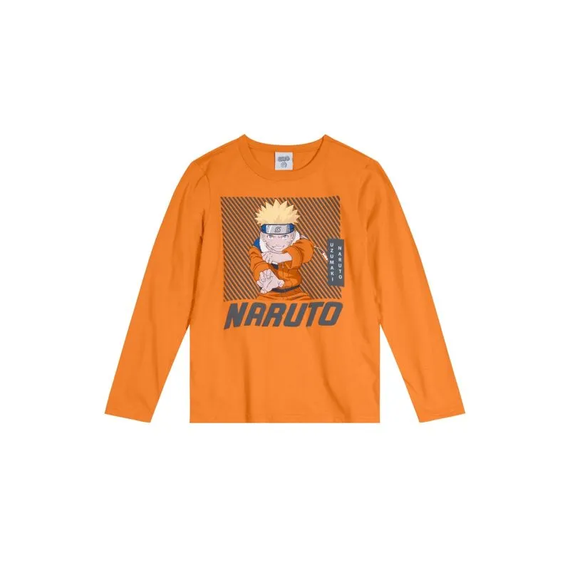 Camiseta Naruto Em Malha Infantil Unissex Brandili - 8