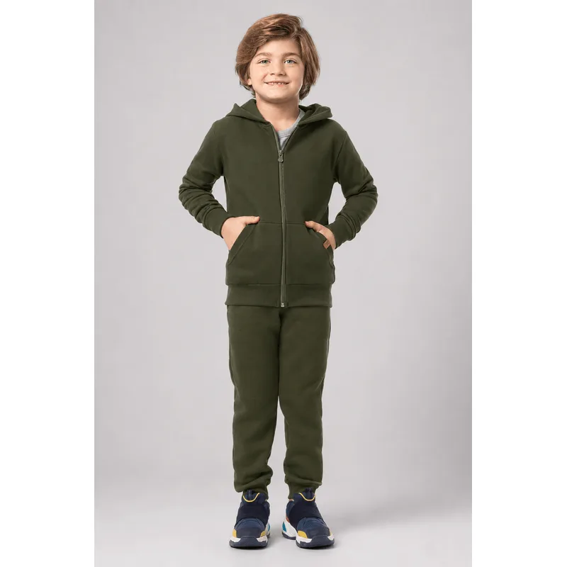 Calça Jogger Básica Infantil Menino Em Moletom Brandili - 10