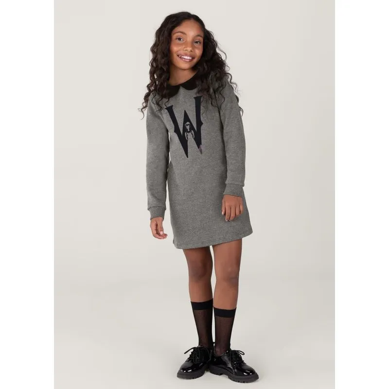 Vestido Wandinha Infantil Menina Brandili - 10