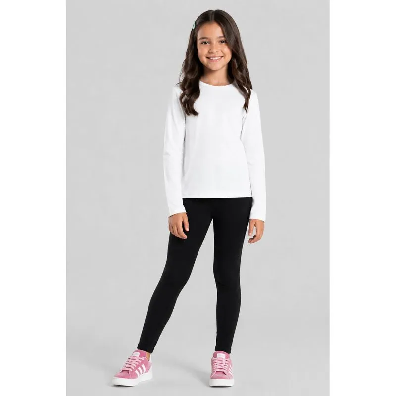 Camiseta infantil unissex térmica leve Brandili - 14