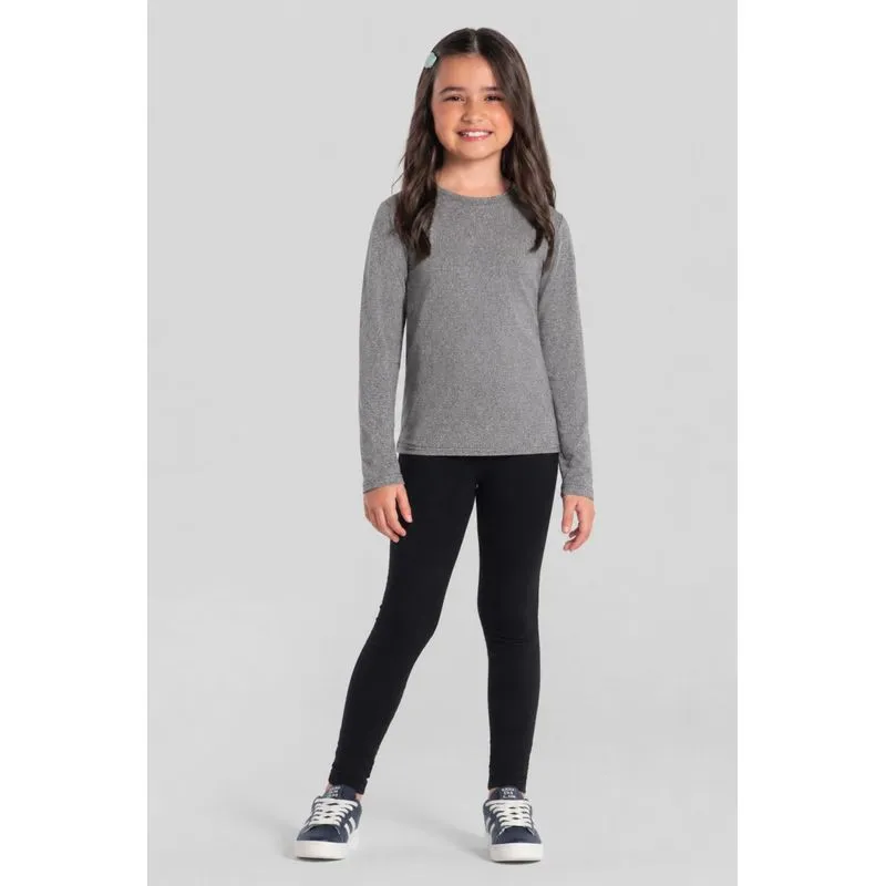 Camiseta infantil unissex térmica leve Brandili - 18