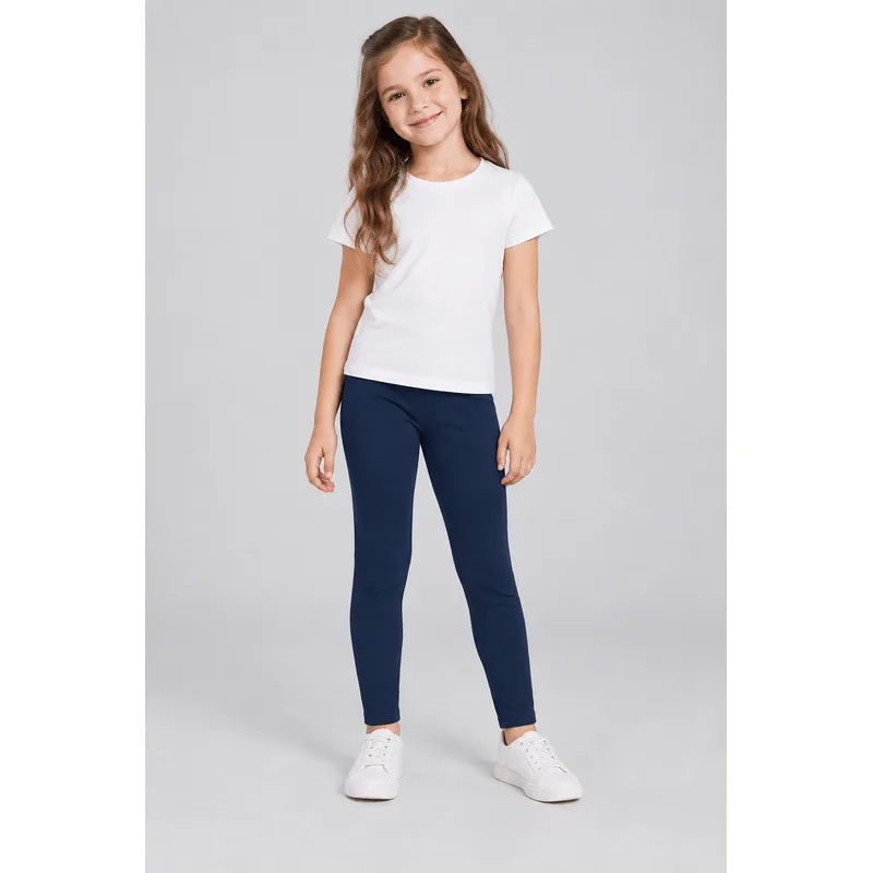 Calça legging infantil menina em cotton Brandili Básicos - 16