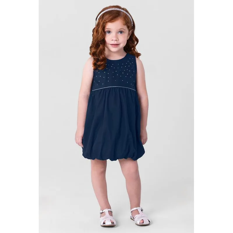 Vestido infantil menina balonê Mundi - 3
