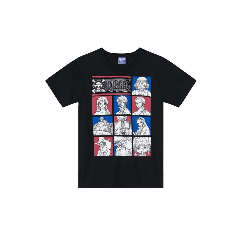 Camiseta One Piece infantil unissex Brandili - 10