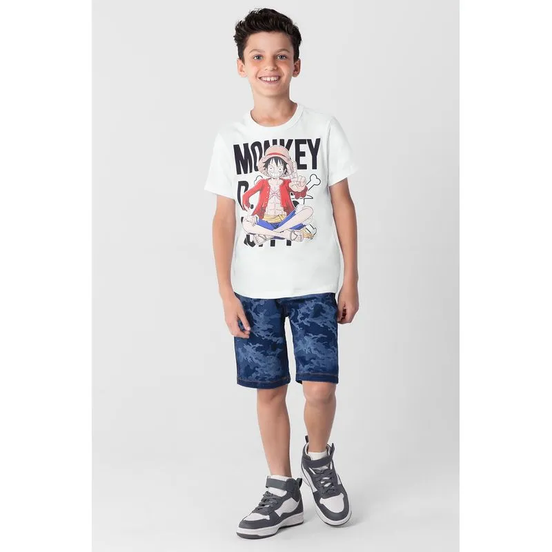 Camiseta One Piece infantil unissex Brandili - 10