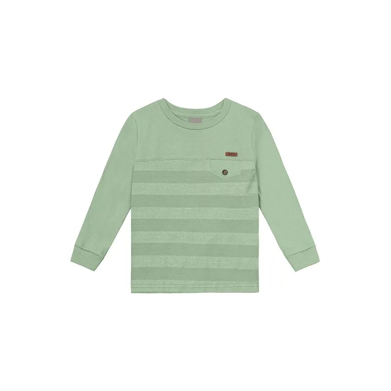 Camiseta infantil menino listrada Mundi - 4