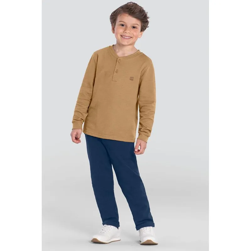 Camiseta infantil menino em malha Mundi - 12