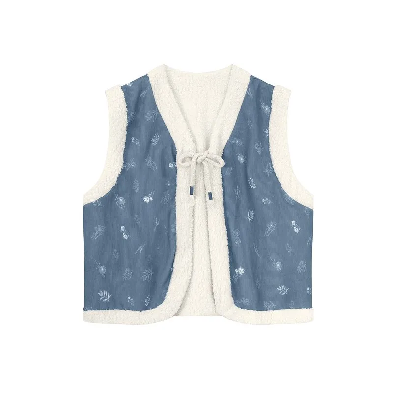 Colete infantil menina floral Mundi - 14
