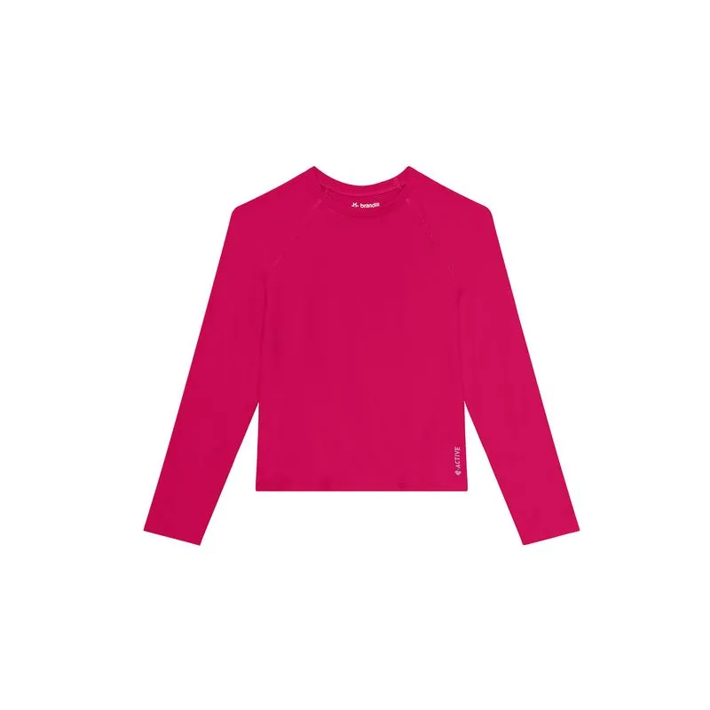Blusa infantil menina esportiva Active Brandili - 6