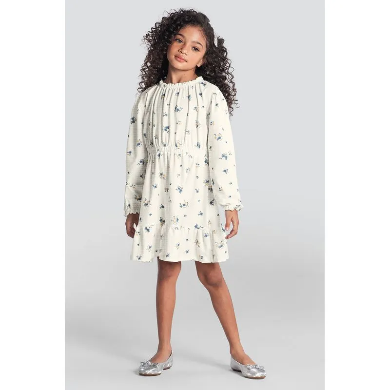 Vestido infantil menina floral elegante Mundi - 4
