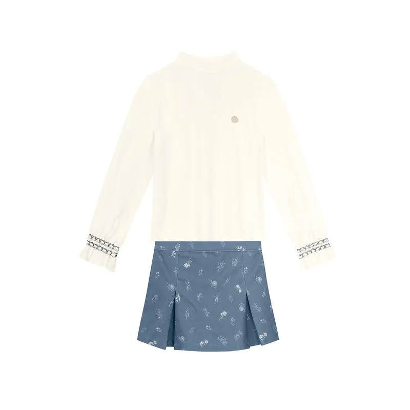 Conjunto infantil menina floral sofisticado Mundi - 6