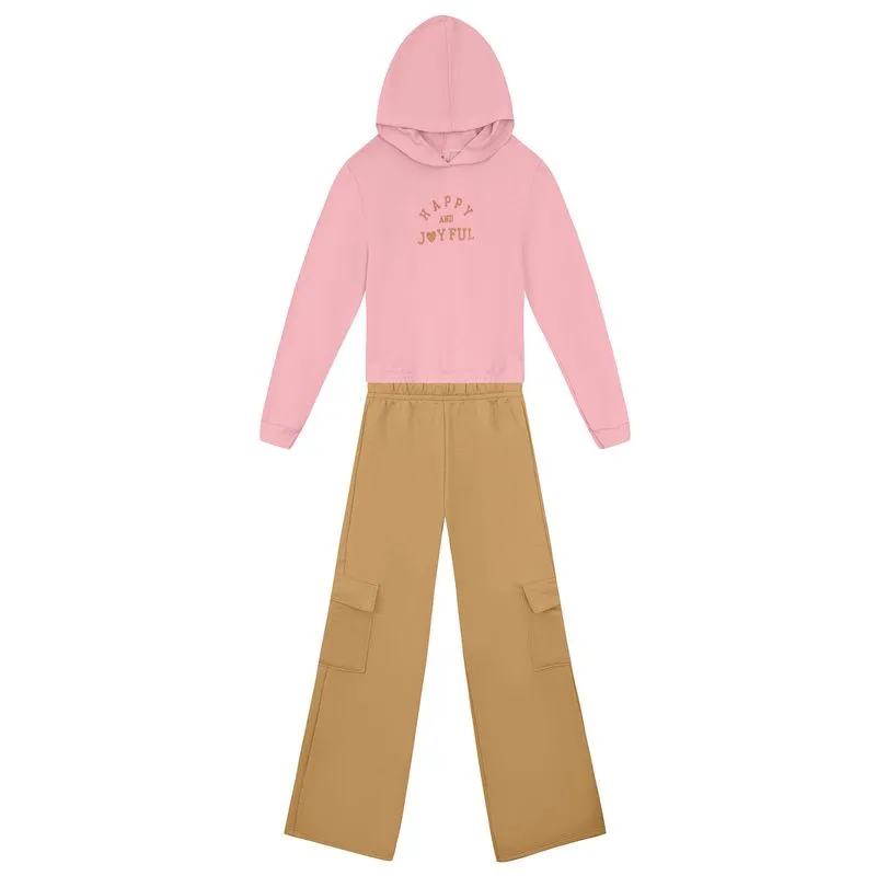 Conjunto infantil menina bordado Brandili - 10