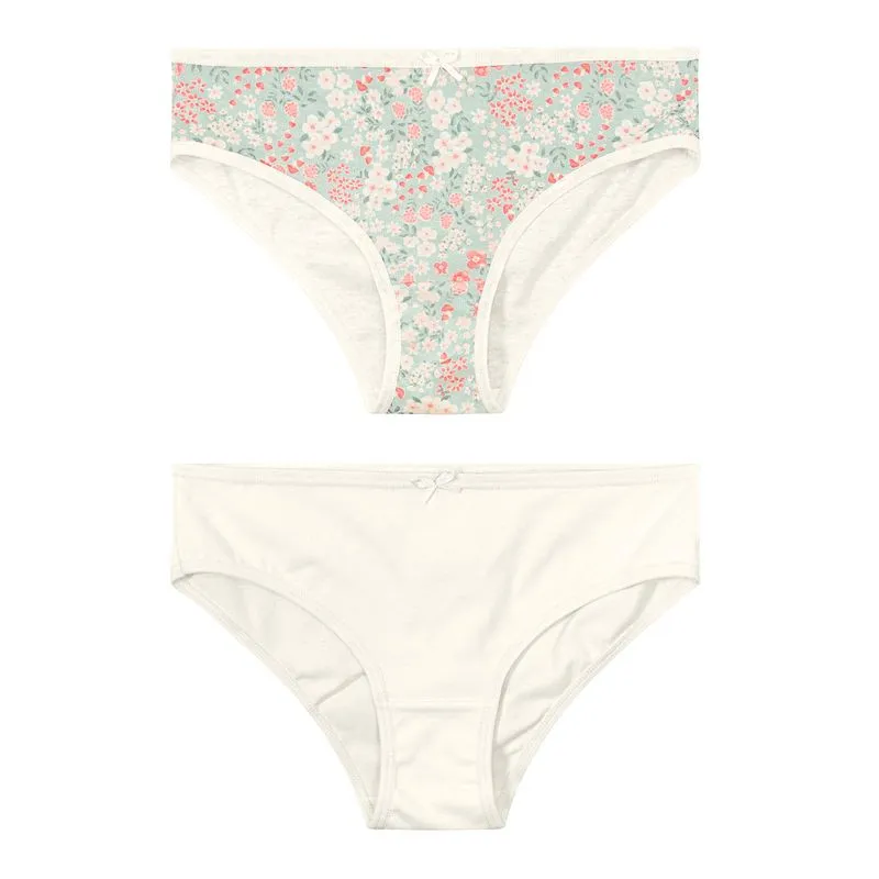 Kit infantil menina 2 calcinhas florida Brandili - G