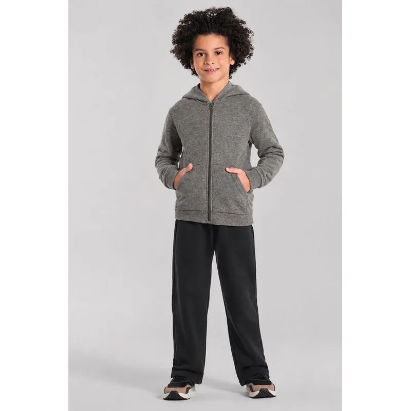 Jaqueta infantil menino em moletom Brandili - 2