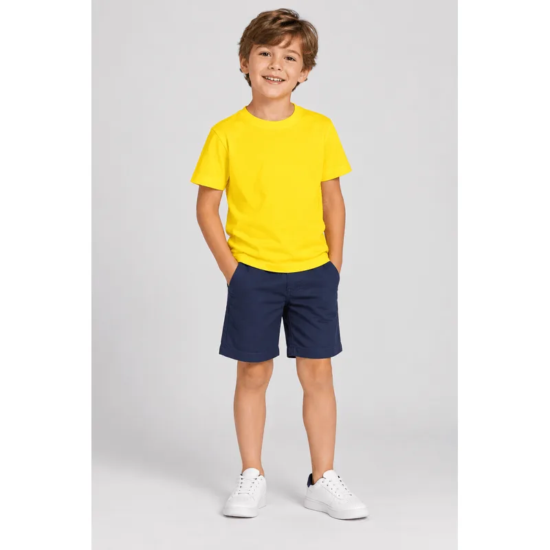 Camiseta infantil menino em meia malha Brandili - 6