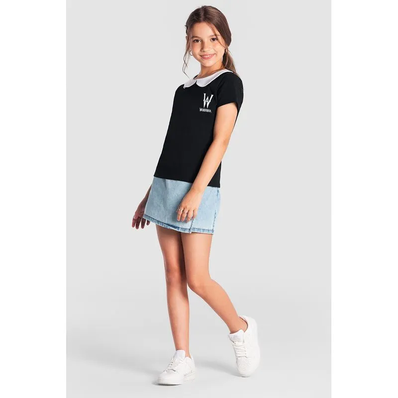 Blusa infantil menina da wandinha Brandili - 10