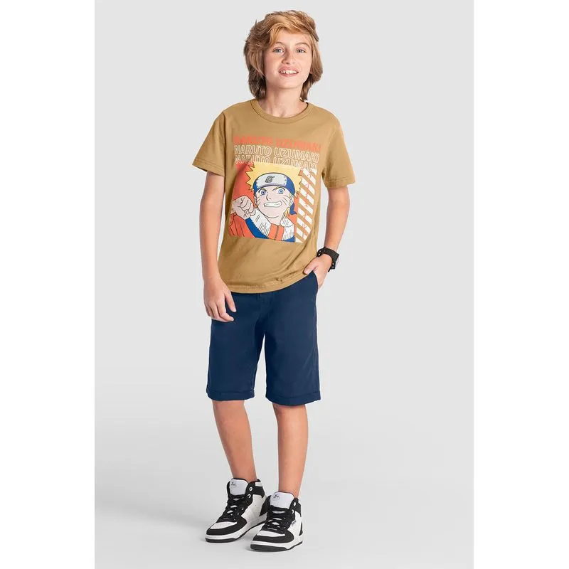 Camiseta infantil menino do naruto Brandili - 12