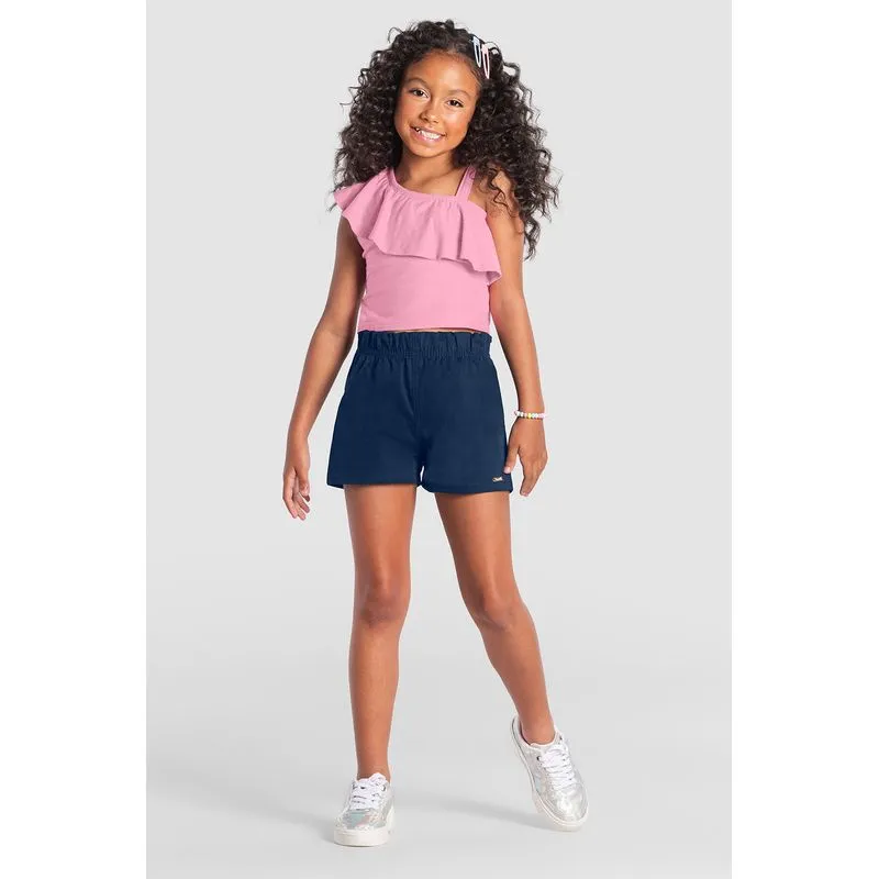 Conjunto infantil menina com babados Brandili - 14