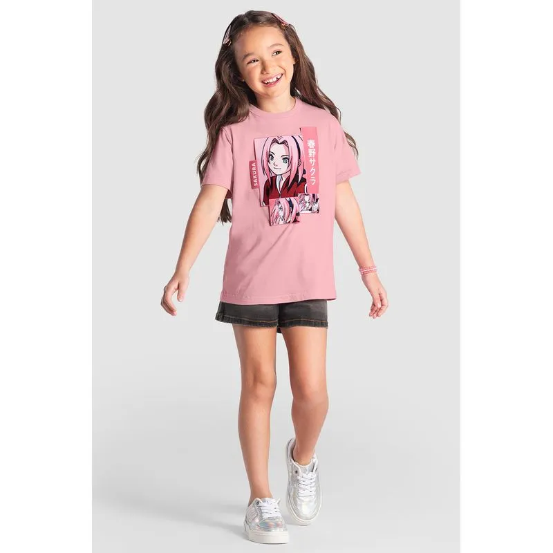 Camiseta infantil menina do naruto Brandili Camiseta infantil menino do naruto Brandili - 10