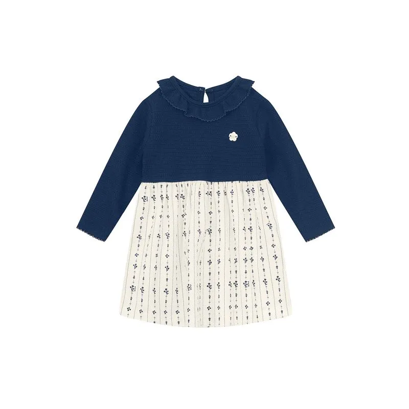 Vestido bebê menina texturizado Mundi - P