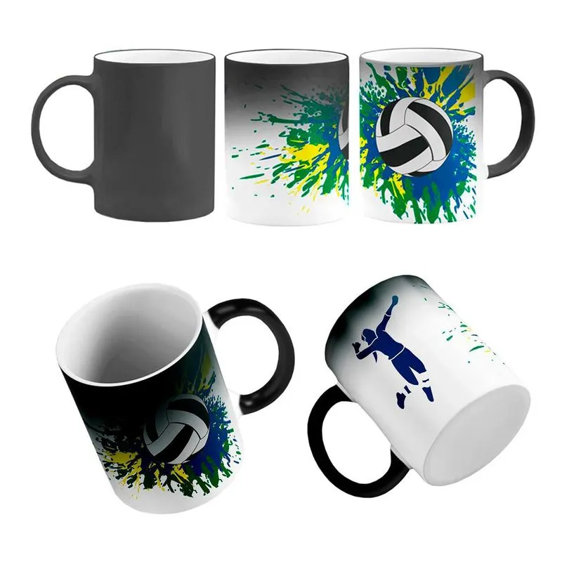 Caneca Mágica Vôlei Feminino Mulheres Voleibol Brasil