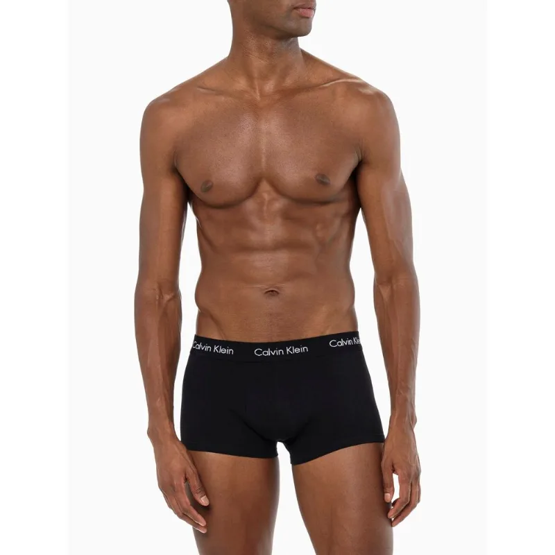 Kit 3 Cuecas Low Rise Trunk Classic Cintura Baixa Calvin Klein Underwear - Preto Kit 3 Cuecas Low Rise Trunk Classic Cintura Baixa Calvin Klein Underwear Preto l