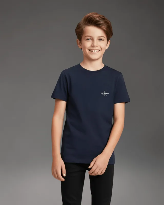 Camiseta Menino Re Issue Calvin Klein Jeans - Marinho Camiseta Menino Re Issue Calvin Klein Jeans Marinho 8