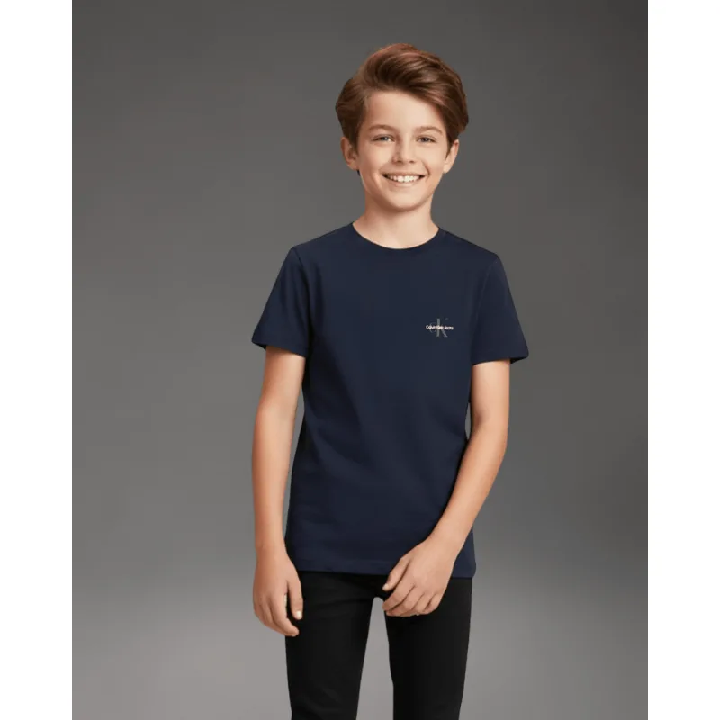 Camiseta Menino Re Issue Calvin Klein Jeans - Marinho Camiseta Menino Re Issue Calvin Klein Jeans Marinho 10