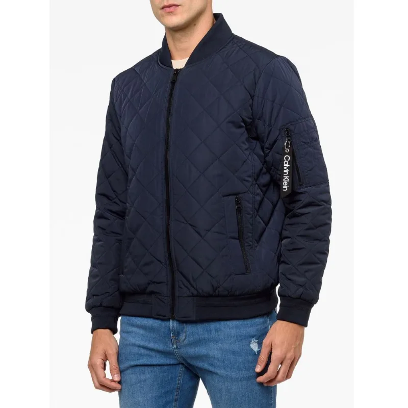 Jaqueta Masculina Bomber Calvin Klein - Marinho Jaqueta Masculina Bomber Calvin Klein Marinho m