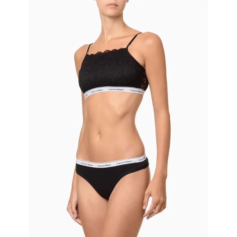 Kit 2 Calcinhas Fio Dental Mini Modern Cotton Calvin Klein Underwear - Preto / Branco Kit 2 Calcinhas Fio Dental Mini Modern Cotton Calvin Klein Underwear Preto / Branco g