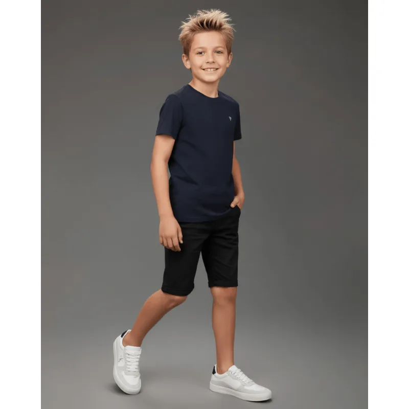 Camiseta Menino Ômega Calvin Klein Jeans - Marinho Camiseta Menino Ômega Calvin Klein Jeans Marinho 14