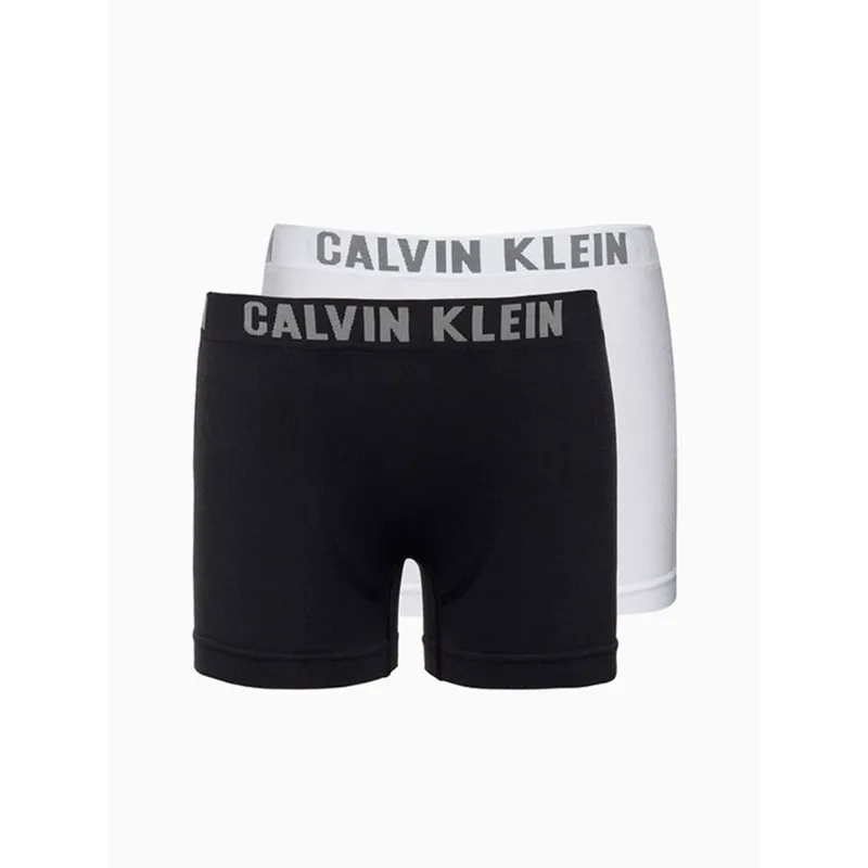 Kit 2 Cuecas Menino Trunk Sem Costura Calvin Klein Underwear - Branco Kit 2 Cuecas Menino Trunk Sem Costura Calvin Klein Underwear Branco 10/12