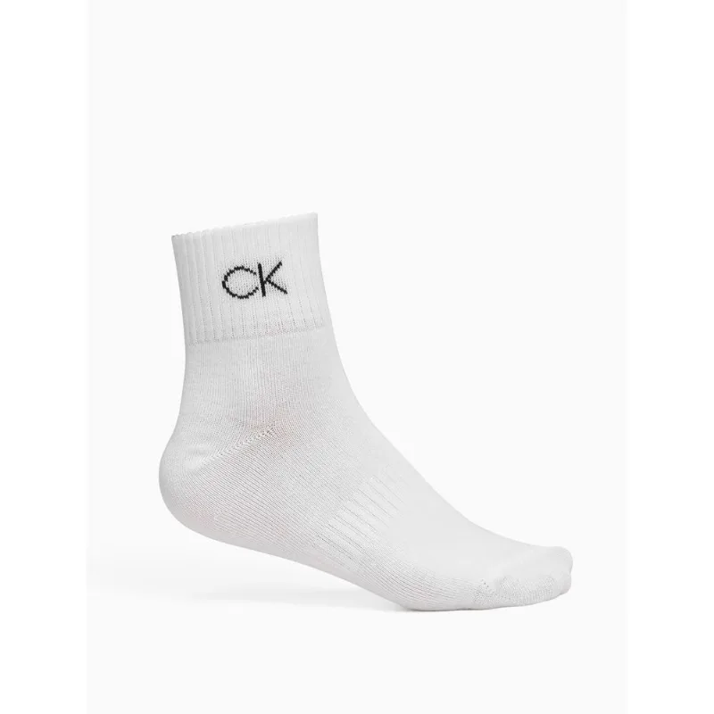 Kit 3 Pares Meia Cano Médio Calvin Klein - Branco 2 Kit 3 Pares Meia Cano Médio Calvin Klein Branco 2 39a44
