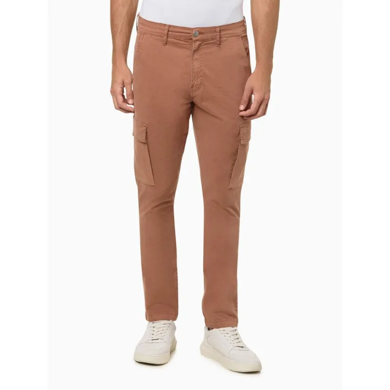 Calça Masculina Color New Skinny Calvin Klein Jeans - Caqui Medio Calça Masculina Color New Skinny Calvin Klein Jeans Caqui Medio 42