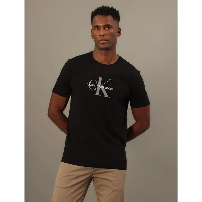 Camiseta Masculina Re Issue Calvin Klein Jeans - Preto Camiseta Masculina Re Issue Calvin Klein Jeans Preto m