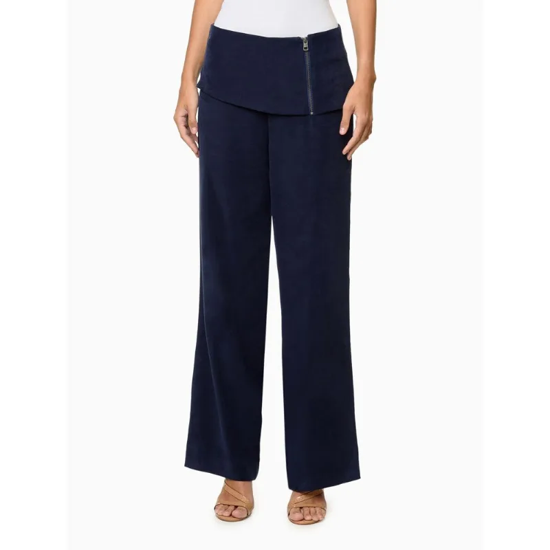 Calça Feminina Com Saia Zíperes Calvin Klein Jeans - Marinho Calça Feminina Com Saia Zíperes Calvin Klein Jeans Marinho 38