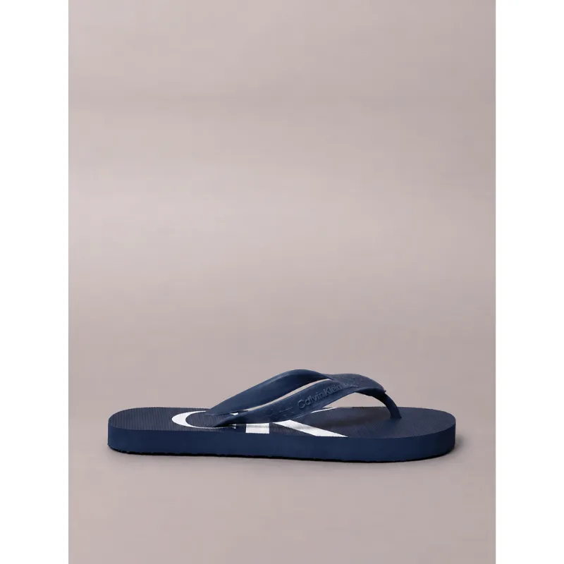 Chinelo Menino Logo Corrido Calvin Klein Jeans - Marinho Chinelo Menino Logo Corrido Calvin Klein Jeans Marinho 33/34