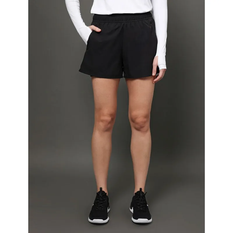 Shorts Feminino Tecno Com Compressão Calvin Klein Sport - Preto Shorts Feminino Tecno Com Compressão Calvin Klein Sport Preto m