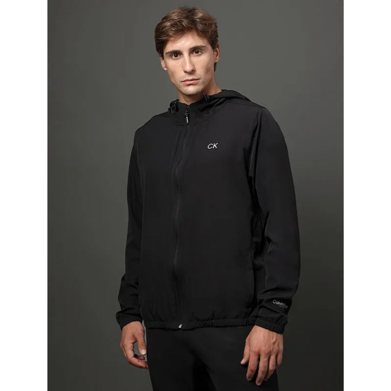 Corta Vento Capuz Masculina Calvin Klein Sport - Preto Corta Vento Capuz Masculina Calvin Klein Sport Preto p