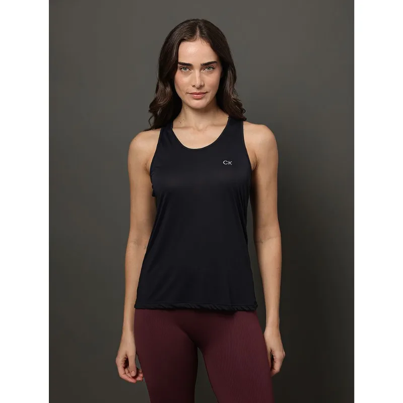 Regata Feminina Texturizada Calvin Klein Sport - Preto Regata Feminina Texturizada Calvin Klein Sport Preto p