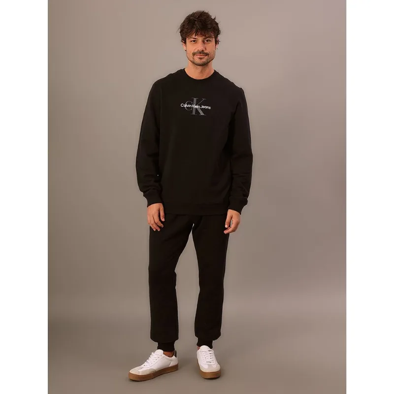 Casaco Moletom Masculino Re Issue Calvin Klein Jeans - Preto Casaco Moletom Masculino Re Issue Calvin Klein Jeans Preto m