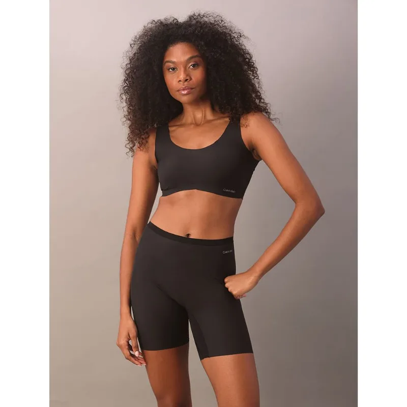 Bermuda Feminina Compressão Invisible Calvin Klein Underwear - Preto Bermuda Feminina Compressão Invisible Calvin Klein Underwear Preto Gg