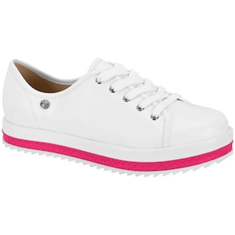 Tênis Feminino 4196-915 Beira Rio - Branco/Rosa Branco 35