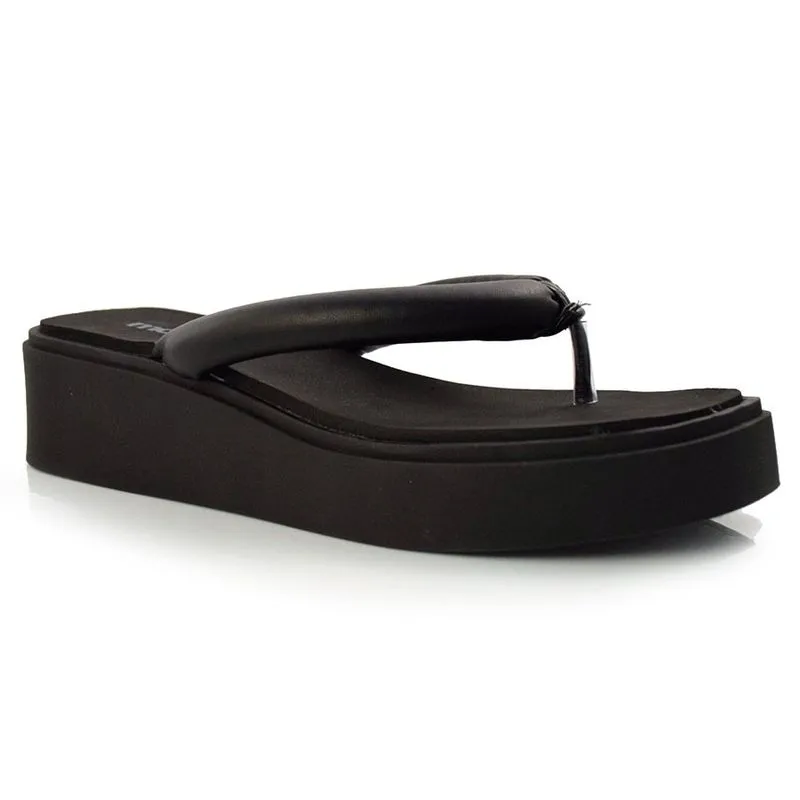 Tamanco Anabela Feminino Moleca Preto 5466100-23350 39
