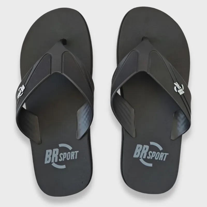 Chinelo Br Sport De Dedo Leve Confortável Masculino Preto