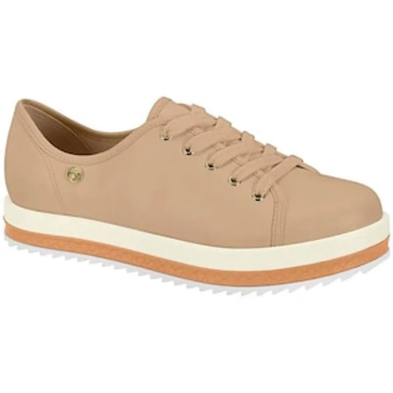 Tênis Feminino 4196-915 Beira Rio - Bege/Branco