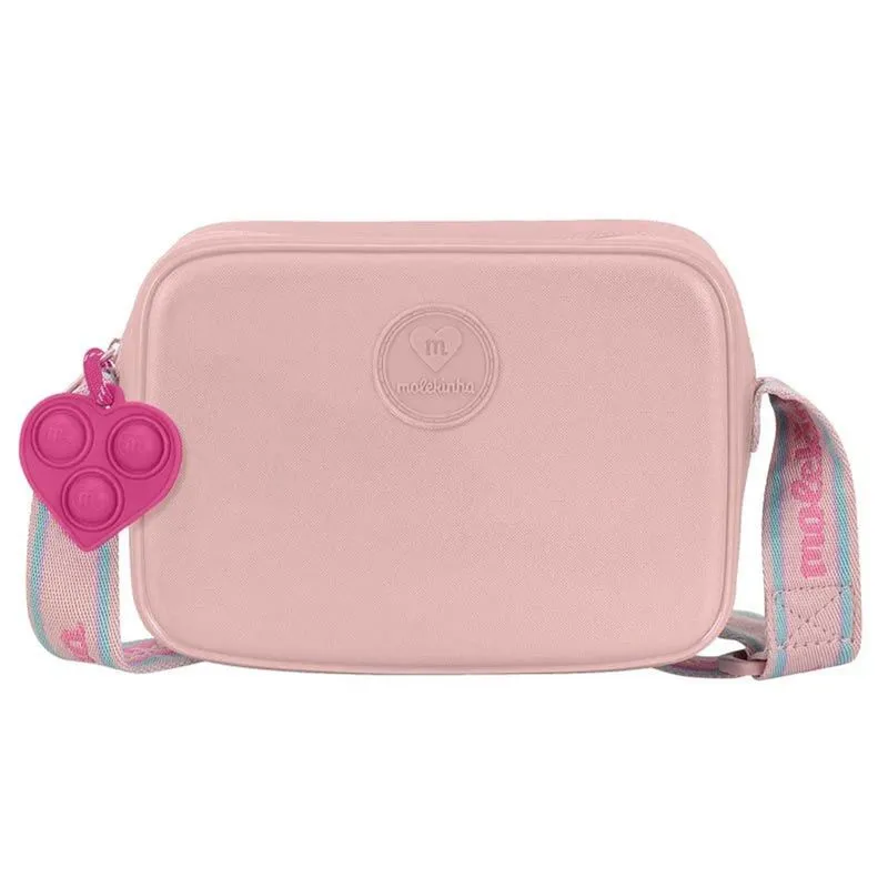 Bolsa Transversal Infantil Molekinha Rosa 20019.4.22242 UNICO